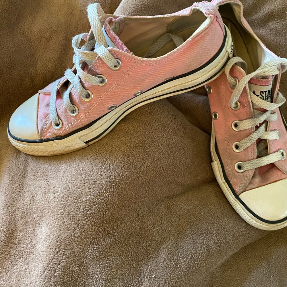 Pink Low Top Converse